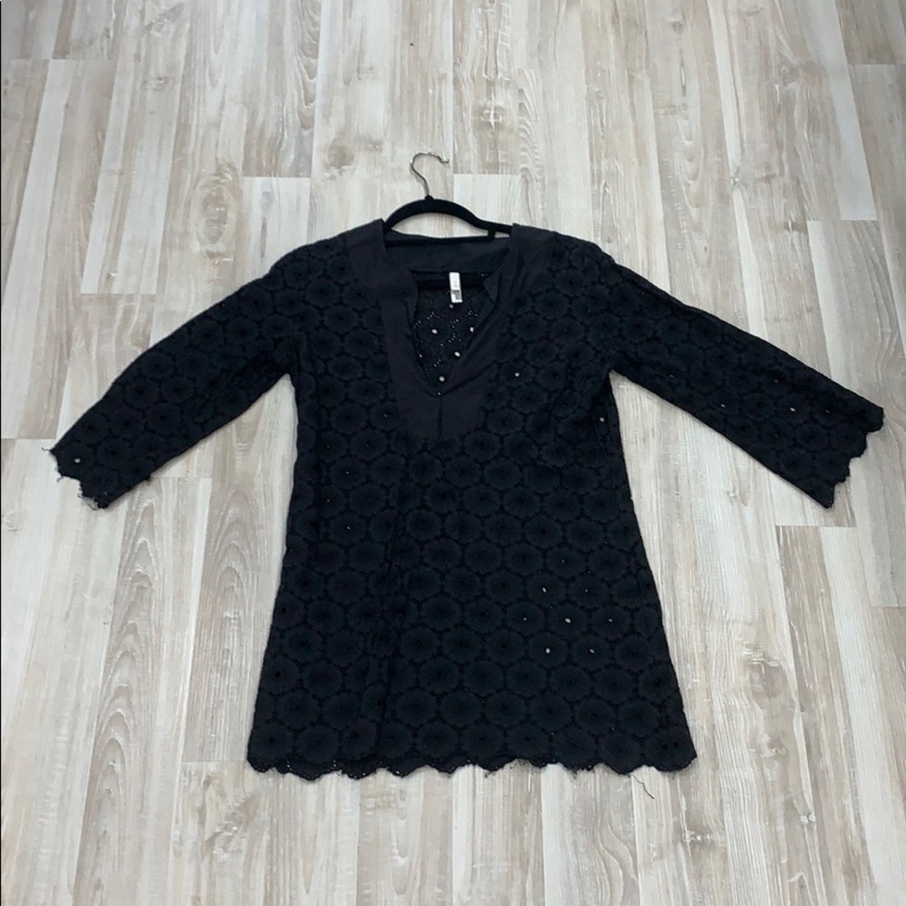 Black Beach Coverup